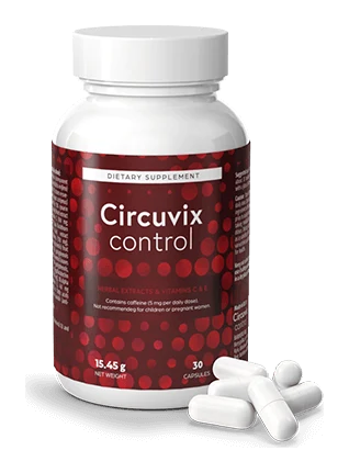 Circuvix Control — kapsle, 30 ks v lahvičce