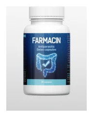 Farmacin — kapsle v lahvičce